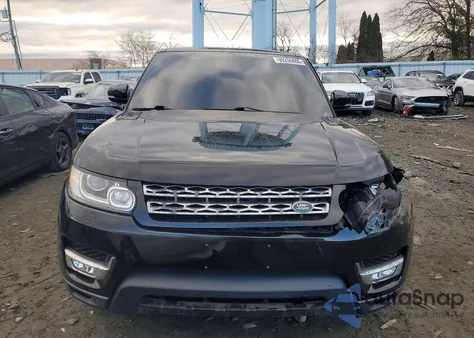 2016 Land Rover Range Rover Sport Hse from USA, damaged, VIN SALWR2VF6GA648979